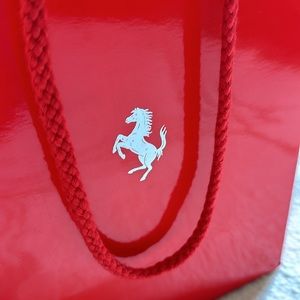 Authentic Ferrari shopping bag - Ferrari dealer circa 2003